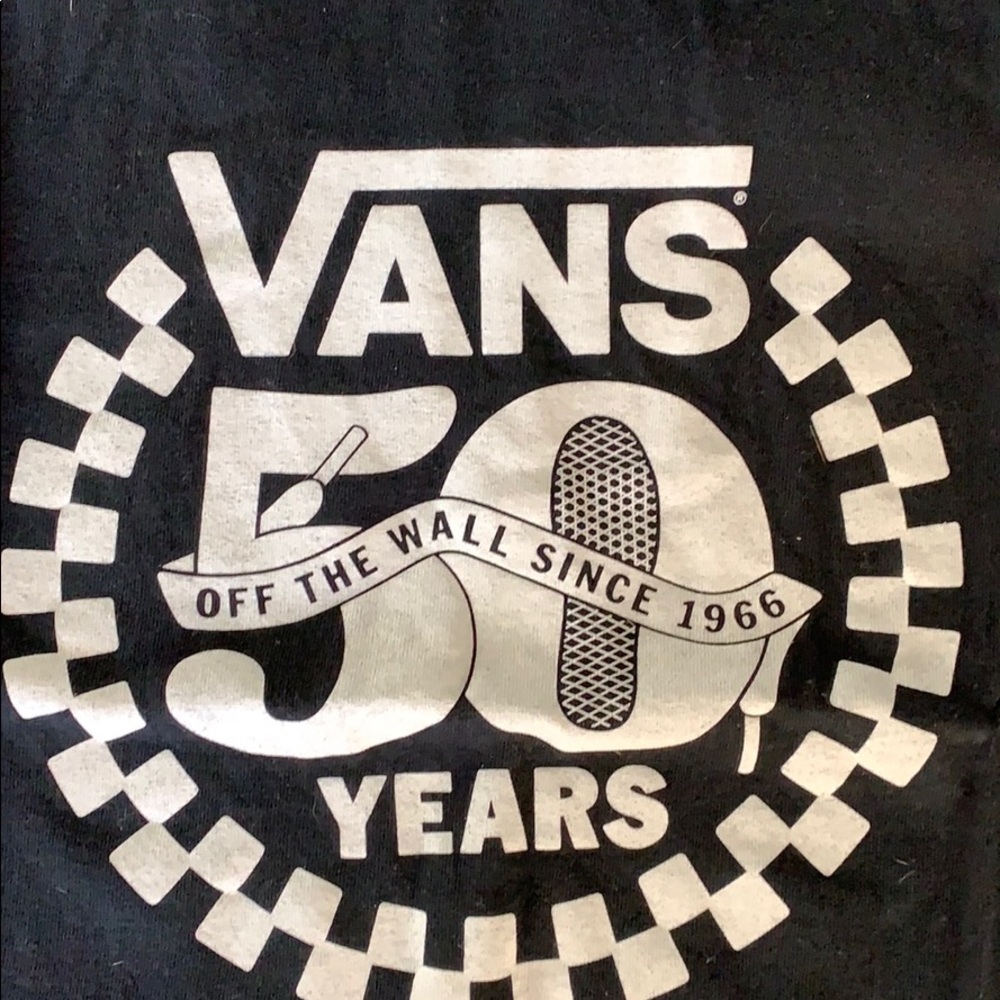 Vans Off The Wall Since 1966 50 Years 50th Anniversary T-Shirt Tee Size Small